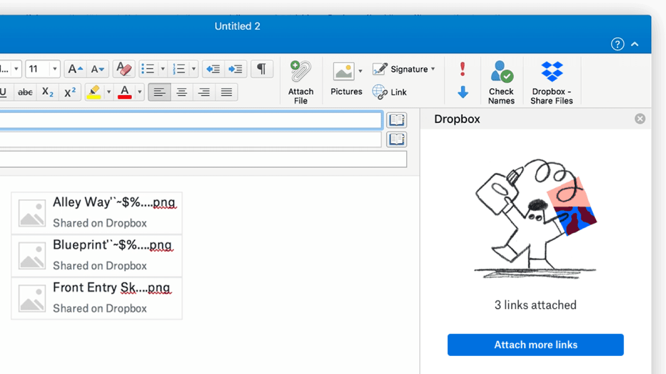 Dropbox for Outlook